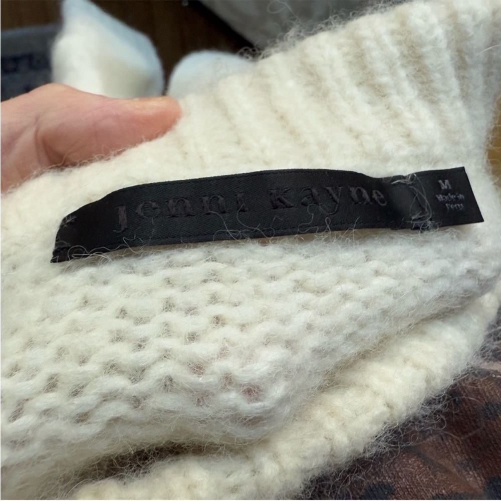 Jenni Kayne Alpaca Cocoon Crewneck Sweater - Size Medium - Picture 4 of 4